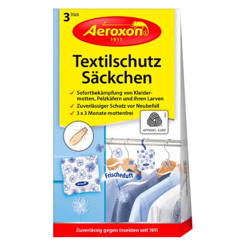 Aeroxon Textilschutz-Säckchen 3 Stück